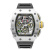 Richard Mille RM 011 Automatic Flyback Chronograph in Titanium on Black Rubber